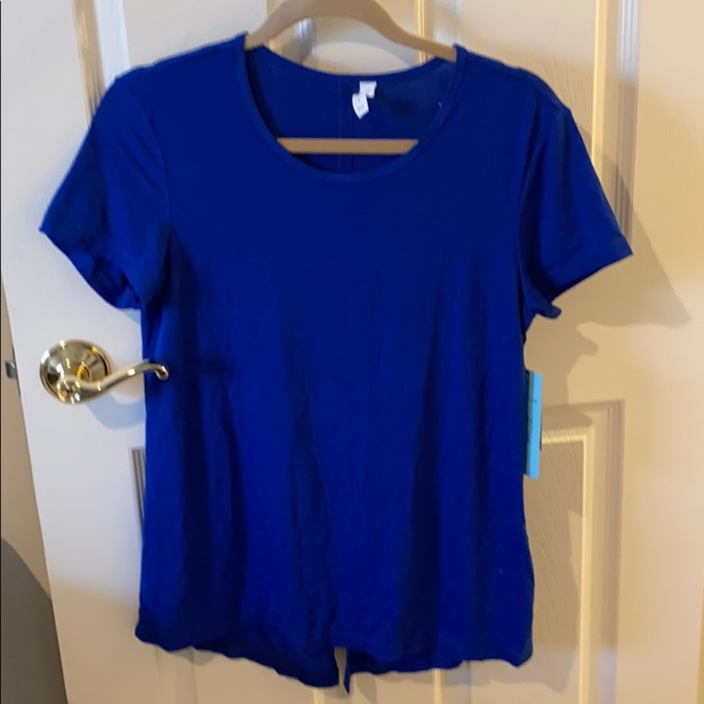 Cobalt wave blouse ideology